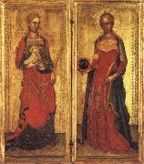 Andrea Bonaiuti St.Agnes and St.Domitilla Sweden oil painting artist